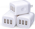 USB Charging Plug, Wall Charger Adapter,  3Pack Universal Travel 3.1A 3Muti Port Fast Charging Block Compatible with Iphone 17 16 15 14 13 SE 12Pro,Samsung Galaxy S26 S25 S24 S23 Ultra, Google